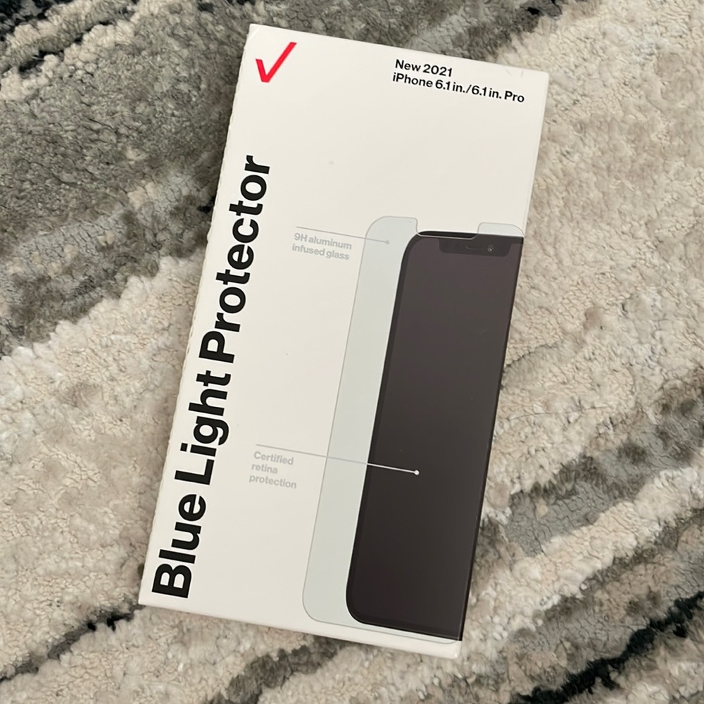 Verizon blue light screen protector iPhone 6.1 inches